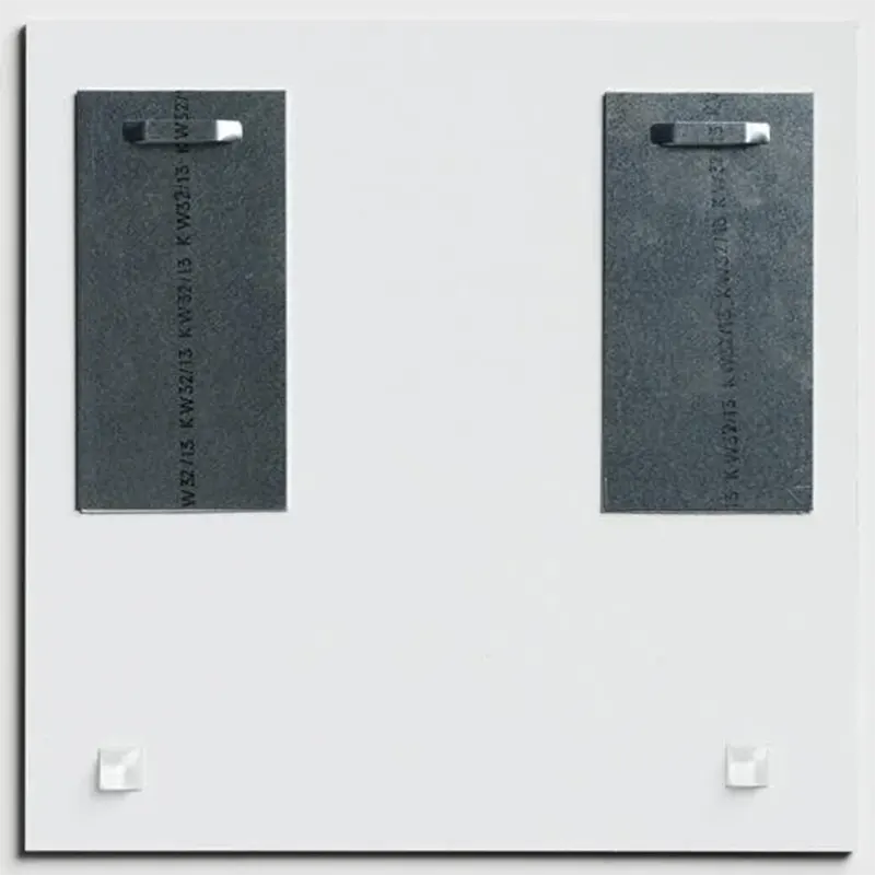 2x Plattenhalter, 100x200 mm