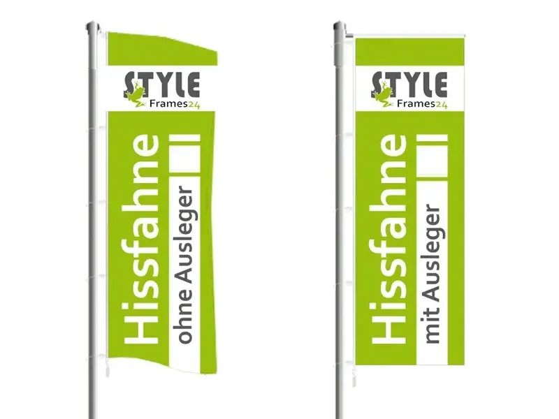 Hissfahnen 100 x 200 cm inkl. Konfektion